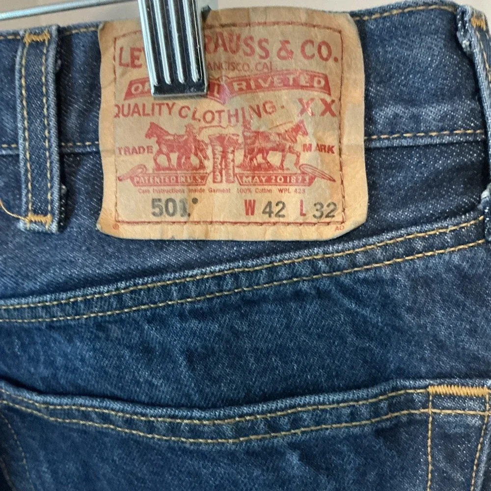 Vintage Levis 501 Jeans Men's 42x32 Made‎ In Mexico Actual 38x29